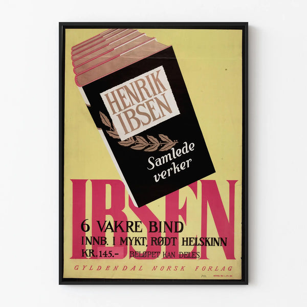 Vintage Collection Poster Books Henrik Ibsen