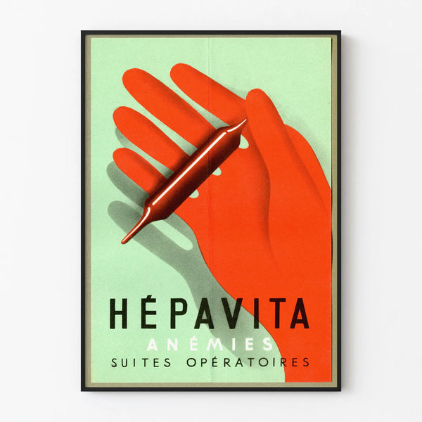 Vintage poster HépaVita - Postoperative anemia