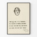 Vintage pacifist poster with caricature and anti-authoritarian message