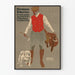 Vintage Poster Hermann Scherrer Sports Tailor in Munich