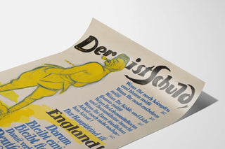 German propaganda poster "Der ist Schuld"