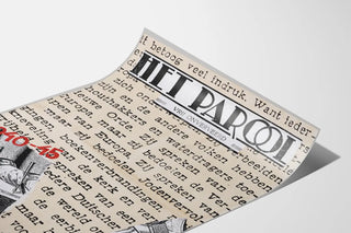 Historical Poster Het Parool 1940-1945 Amsterdam