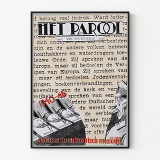 Historical Poster Het Parool 1940-1945 Amsterdam