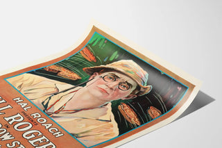 Vintage Poster High Brow Stuff with Will Rogers