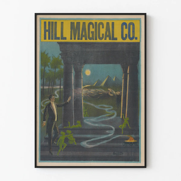 Vintage Hill Magical Co. Poster Magical Wall Decoration