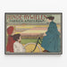 Vintage Poster Hinde Rywielen - Bicycle Factory Amsterdam — framed artwork on a wall