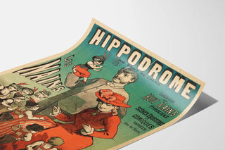 Vintage poster Hippodrome The Dwarfs Tyrolean Exhibition
