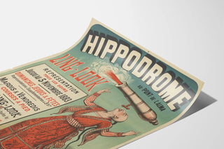 Vintage Poster of the Hippodrome at Pont de l'Alma - Ling-Look 1883