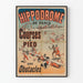 Vintage Poster of the Paris Hippodrome - Foot Races with Obstacles