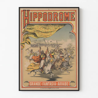 Vintage Poster Hippodrome Large Arab Fantasy