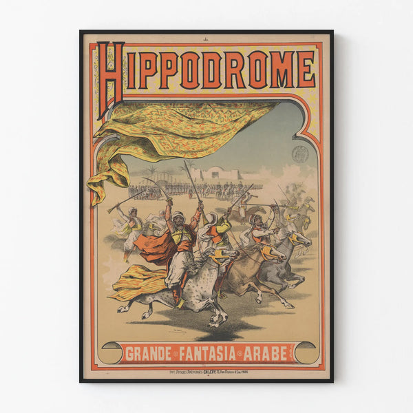 Vintage Poster Hippodrome Large Arab Fantasy