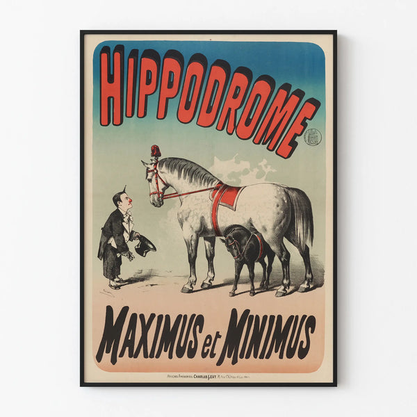 Vintage Poster of Hippodrome Maximus and Minimus