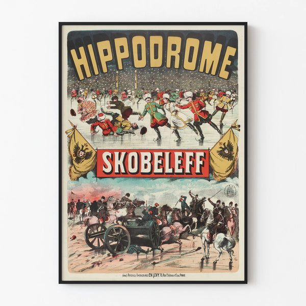 Vintage Poster Hippodrome Skobeleff Decorative