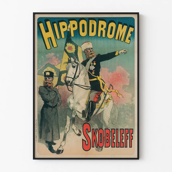 Vintage Equestrian Wall Decoration Poster of Skobeleff Hippodrome