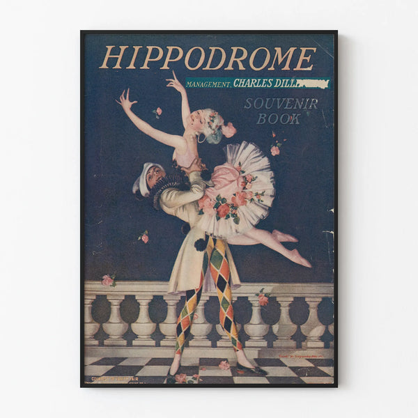 Vintage Poster Hippodrome Souvenir Book Classical Dance