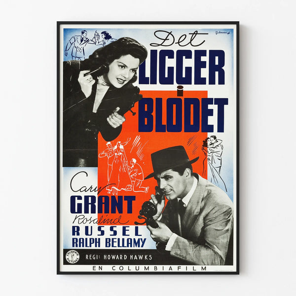 Vintage Detective Poster - Retro Wall Decoration