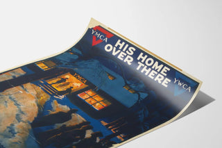 Vintage YMCA Poster - His Home Over There