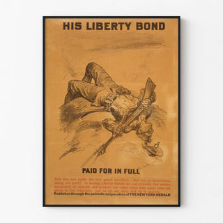 Patriotic Propaganda Poster Liberty Bond