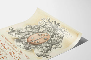 Vintage commemorative poster celebrating 700 years of the city of Haarlem