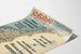 Vintage poster Hjemmet, popular Norwegian women's magazine