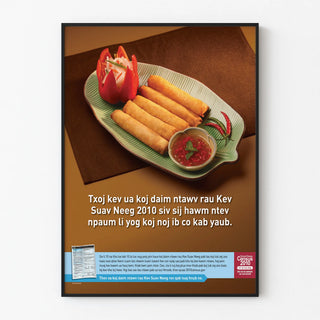 Vintage Advertising Poster Censorship 2010 Hmong