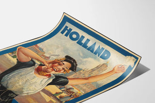 Vintage Travel Poster Netherlands