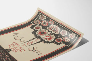 Floruit Poster September 4-30 Hollandsche Teekenmaatschappij Pulchri Studio
