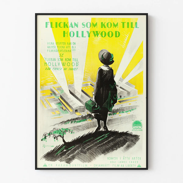 Vintage Hollywood Cinema Poster for Wall Decoration