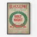 Vintage Poster Holy Night - Blackstone Theatre, Christmas musical show