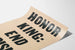 Wall Poster Honor King End Racism