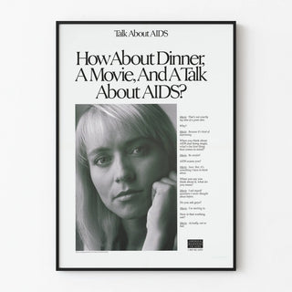 Awareness Poster on HIV/AIDS - Talk About AIDS