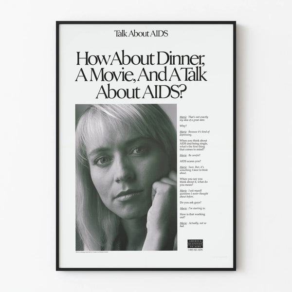 Awareness Poster on HIV/AIDS - Talk About AIDS