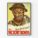 Vintage Poster Soldier War Buy Victory Bonds