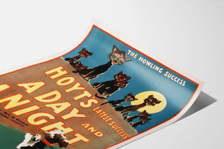 Vintage poster The Howling Success - Hoyt's A Day and A Night