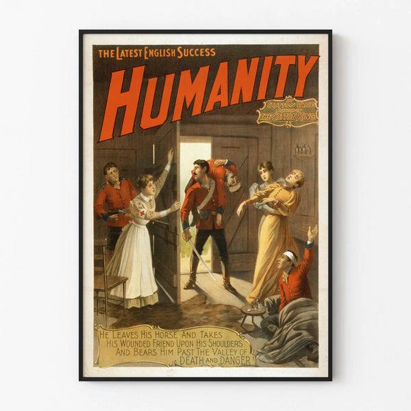 Vintage Poster Humanity - The Latest English Success