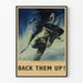 Vintage Military Poster of Royal Air Force and Russian Air Force Aircraft