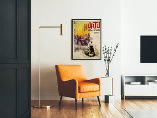 Vintage poster HURTU - Automobiles and bicycles Paris