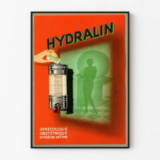 Vintage Poster Hydralin - Gynecology, Obstetrics, Personal Hygiene
