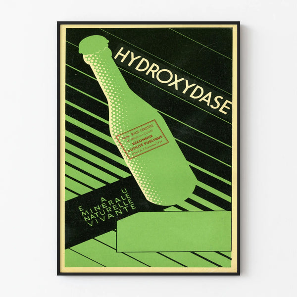 Vintage poster Hydroxydase - Natural and lively mineral water