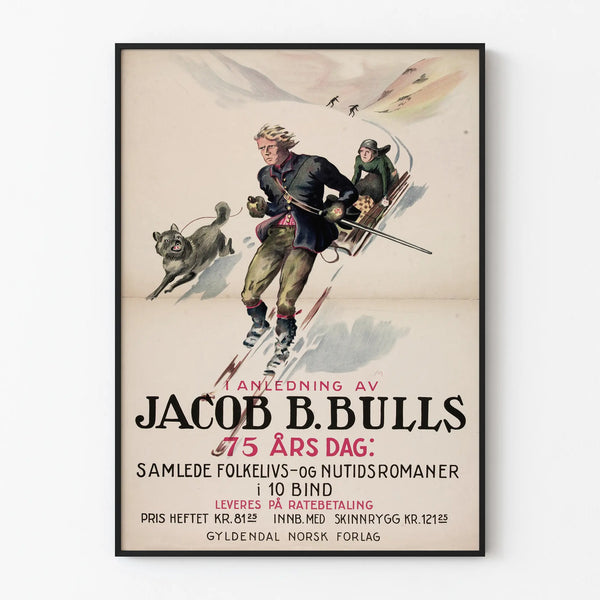 Vintage Poster Jacob B. Bulls 75 Years - Cultural Wall Decoration