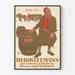 Vintage poster IH Bostelmann Old Hamburg Brewery