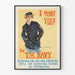 Vintage Military Poster I Want You for The Navy