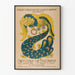 Art Deco stylized bird poster for artistic exhibition 1911