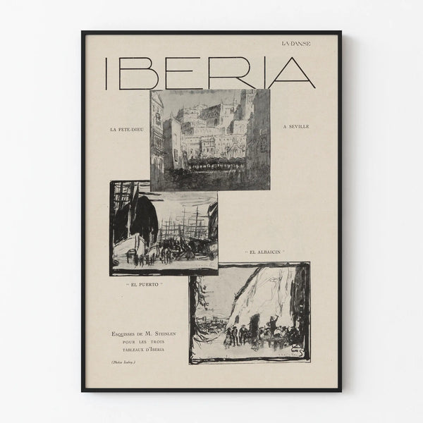 Vintage Iberia Decorative Poster: Corpus Christi in Seville