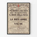 Vintage ballet poster Ida Rubinstein Teatro alla Scala 1929