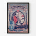 Vintage patriotic poster Uncle Sam and Old Glory