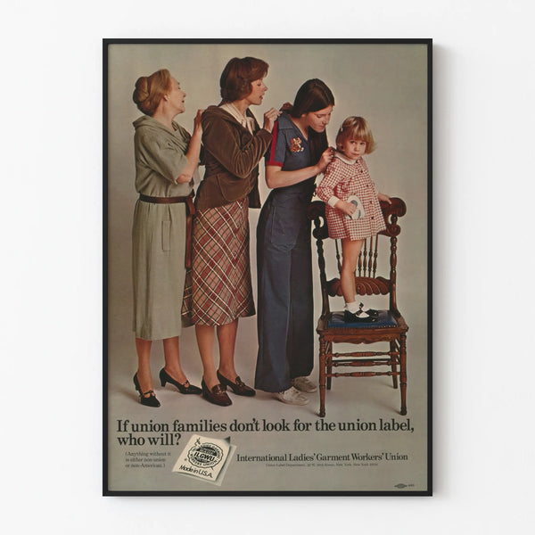 Vintage Poster of the International Ladies' Garment Workers' Union