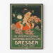 Vintage Poster of the 1907 International Gardening Exhibition Dresden