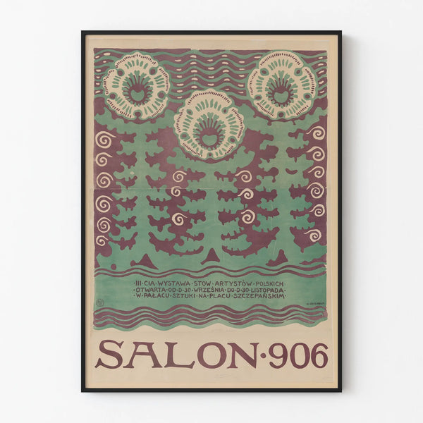 Wall decoration poster Living room 906 - Vintage Polish art