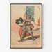Vintage Poster of a French Soldier Planting a Flag
